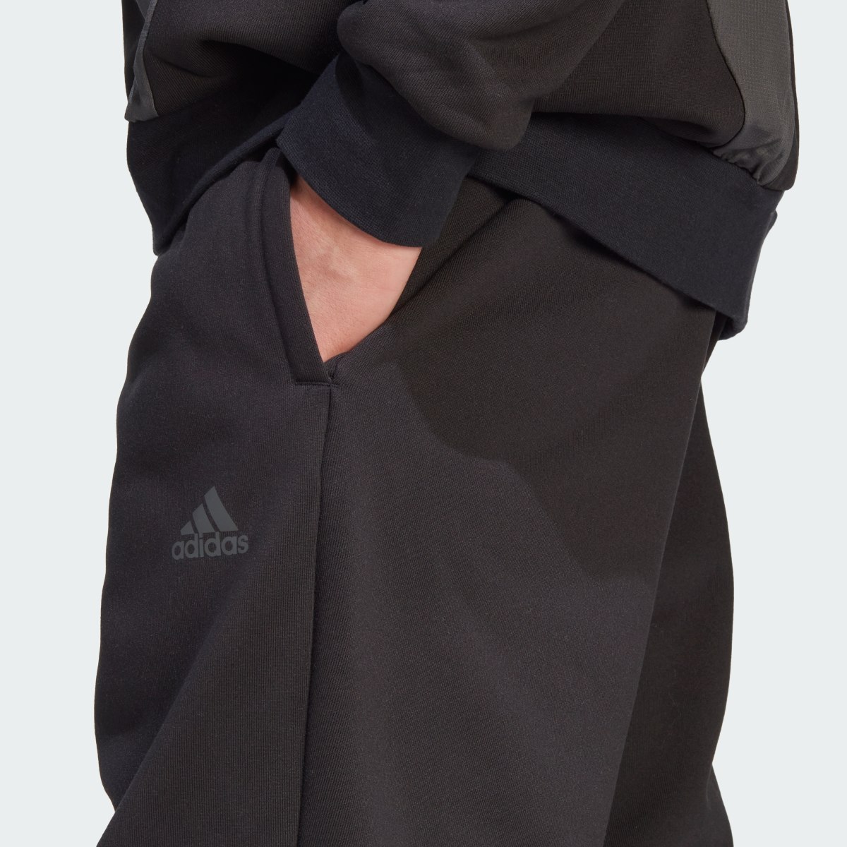 Adidas Sportswear Fleece Hooded Track Suit. 9
