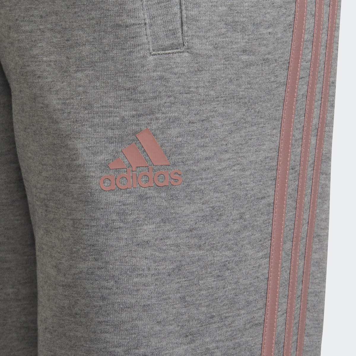 Adidas 3-Stripes Tapered Leg Tracksuit Bottoms. 4