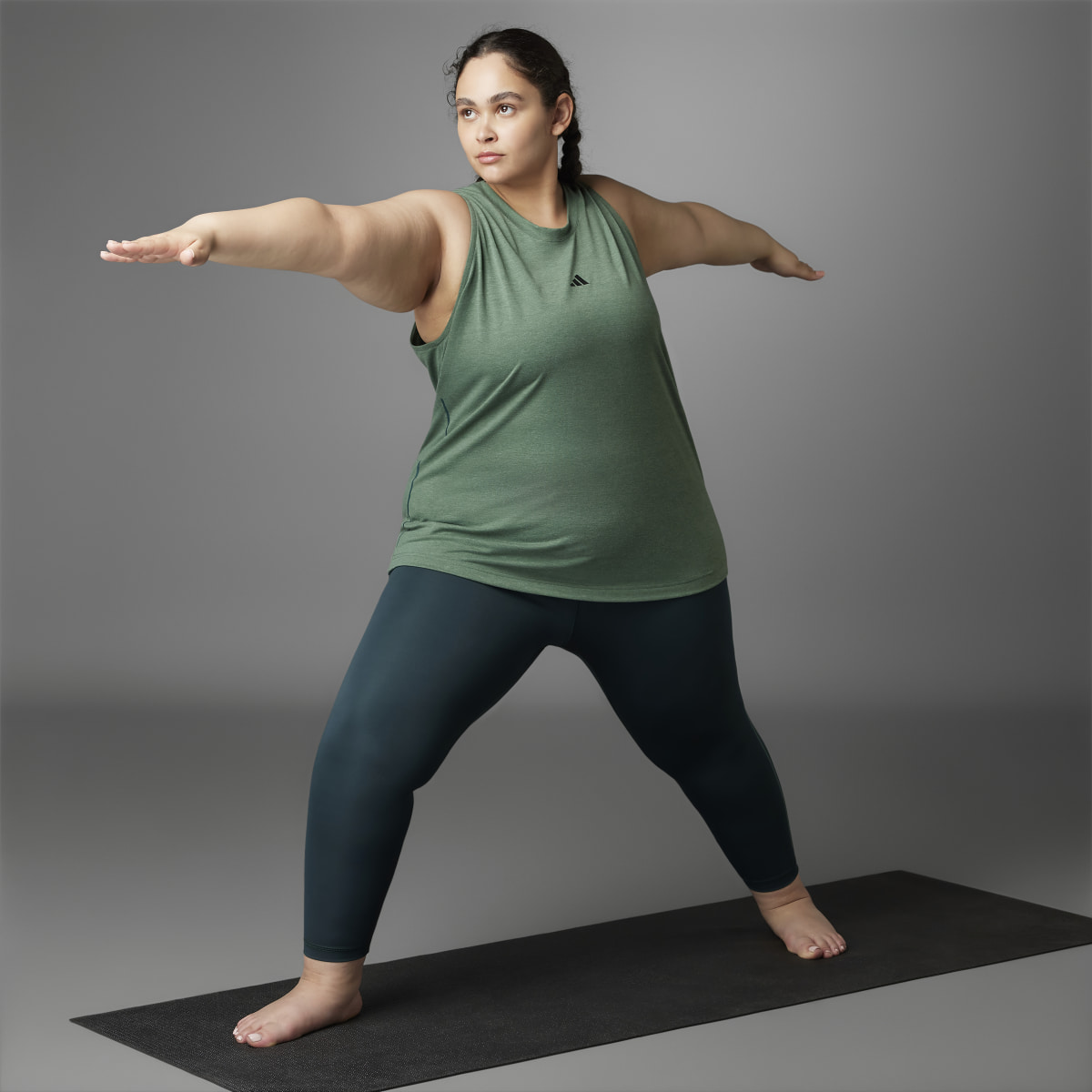 Adidas Authentic Balance Yoga Tank Top (Plus Size). 8