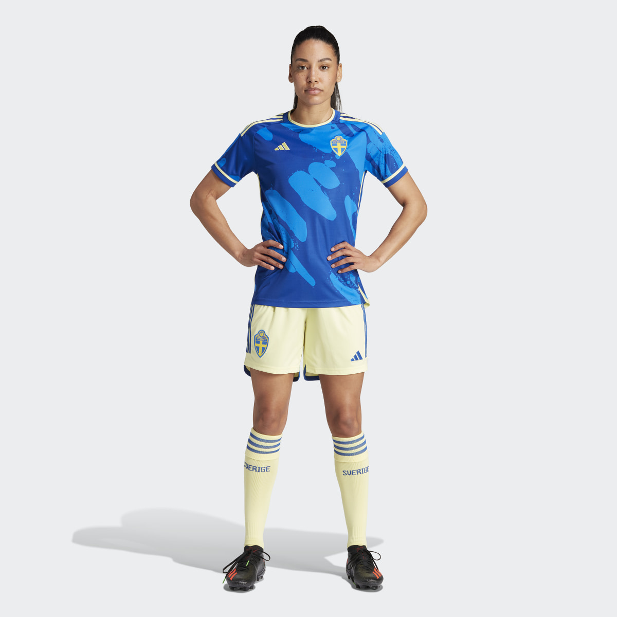 Adidas Calções Alternativos 23 da Seleção Feminina da Suécia. 5