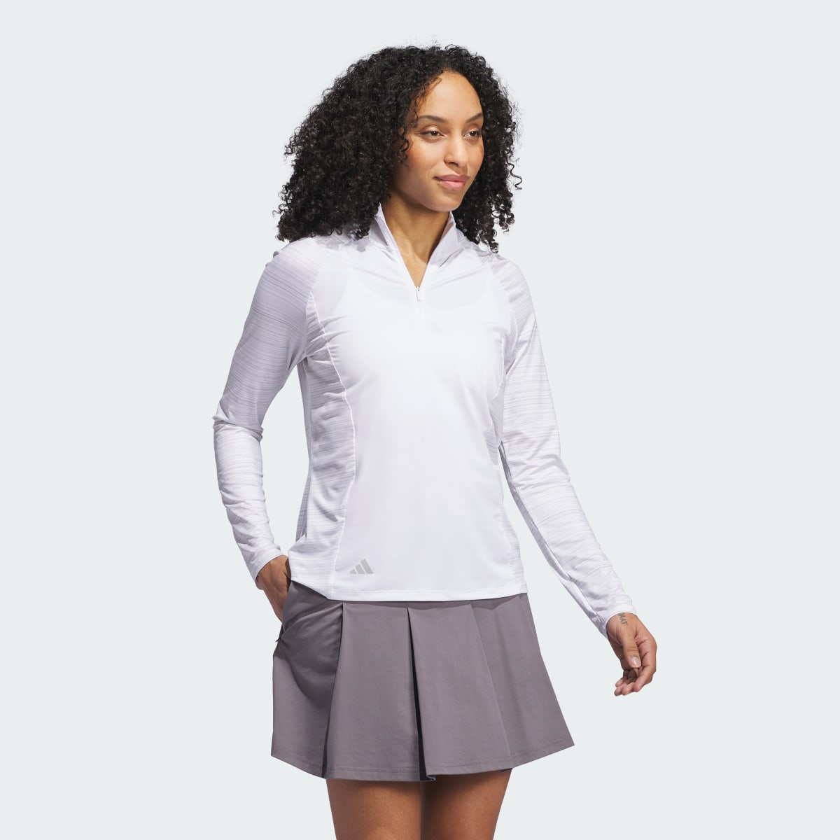 Adidas Ultimate365 Quarter-Zip Mock. 4