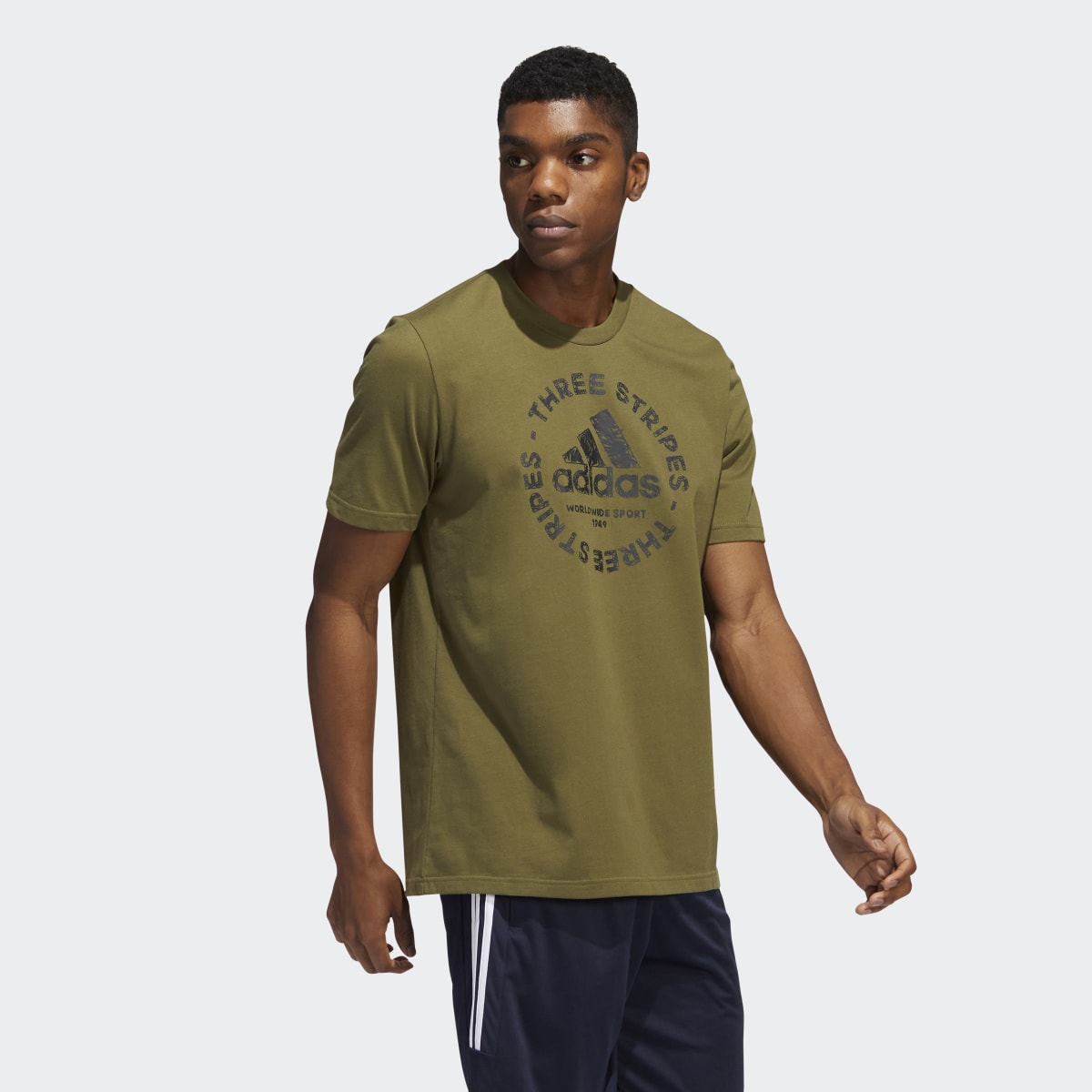 Adidas Sketch Emblem Graphic Tee. 4