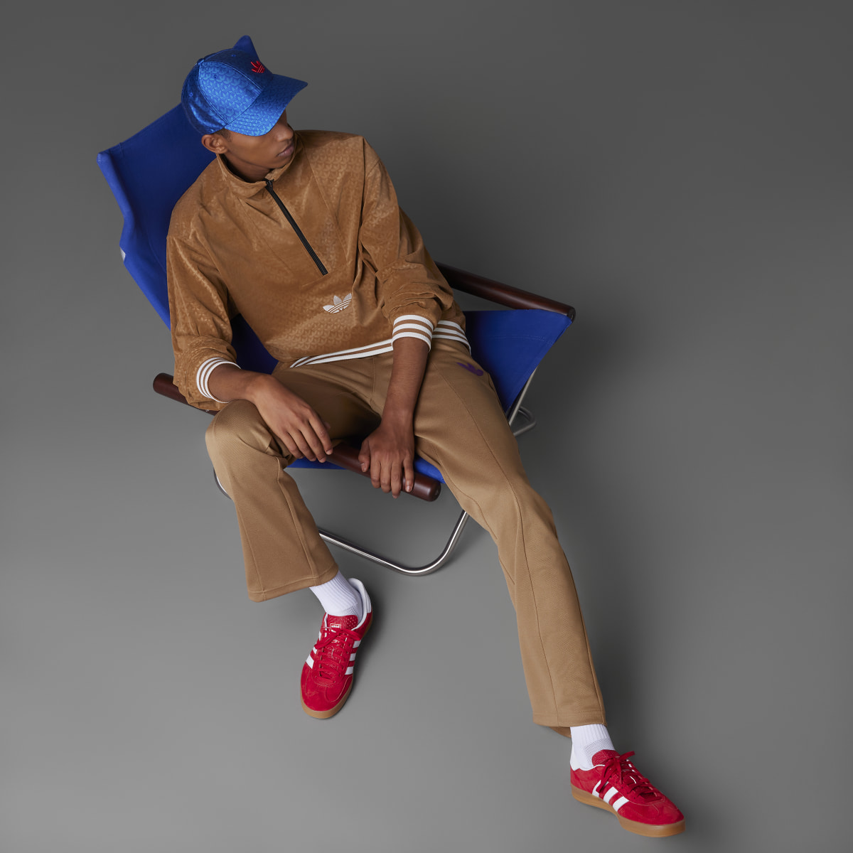 Adidas Sudadera Adicolor Heritage Now Funnel Velour. 5