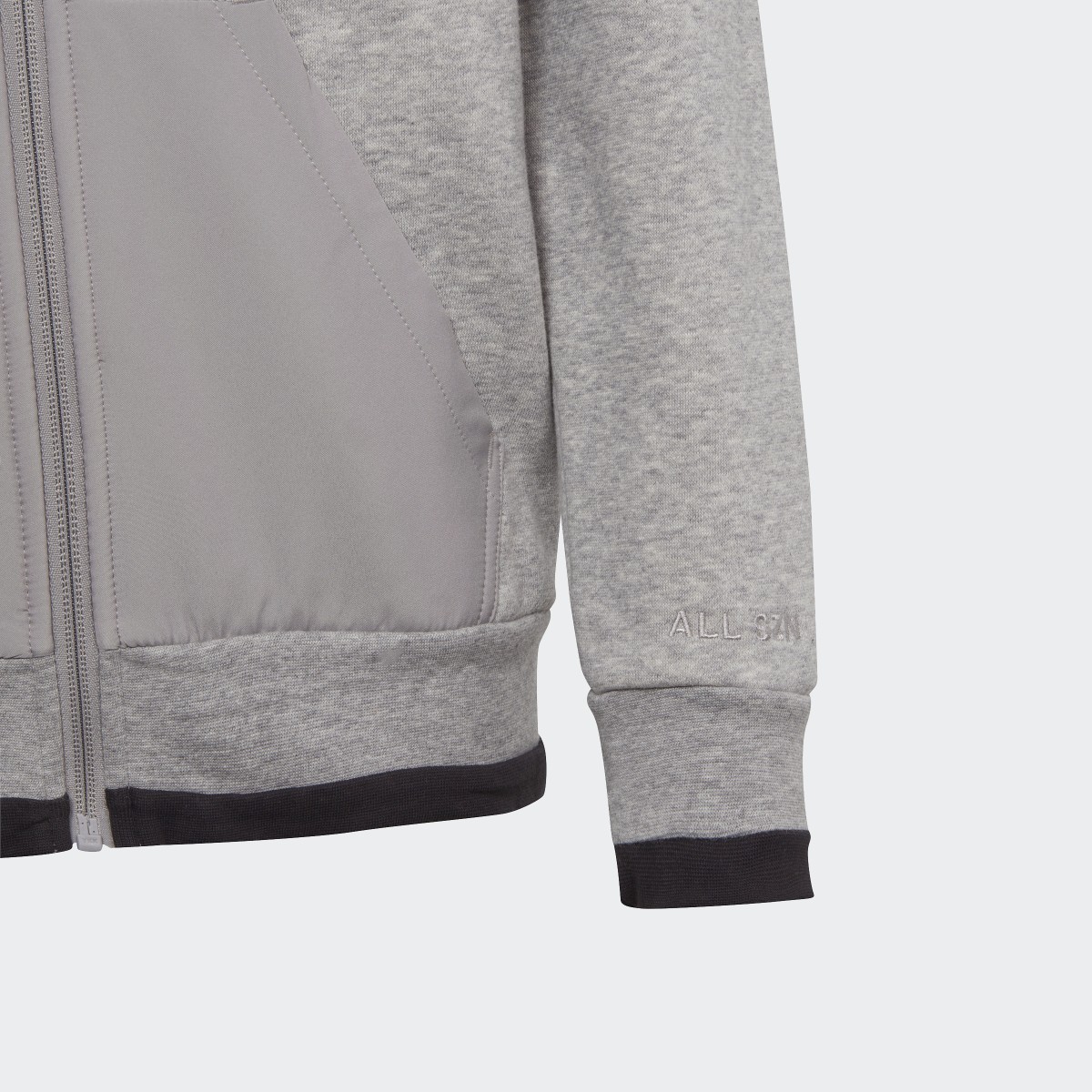 Adidas All SZN Fleece Full-Zip Kapuzenjacke. 6