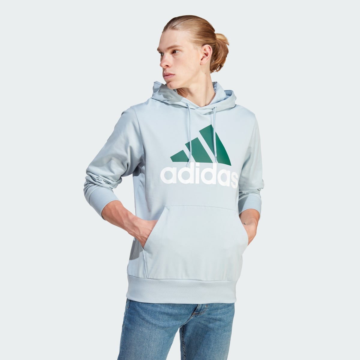 Adidas Essentials Logo Kapüşonlu Üst. 4