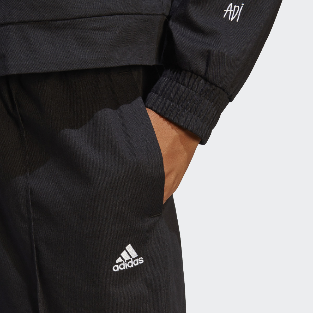 Adidas Loose Trousers with Healing Crystals-Inspired Graphics. 6