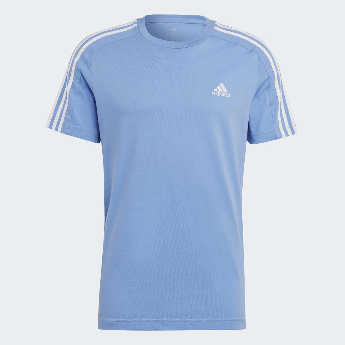 Adidas Essentials Single Jersey 3-Stripes Tee. 5