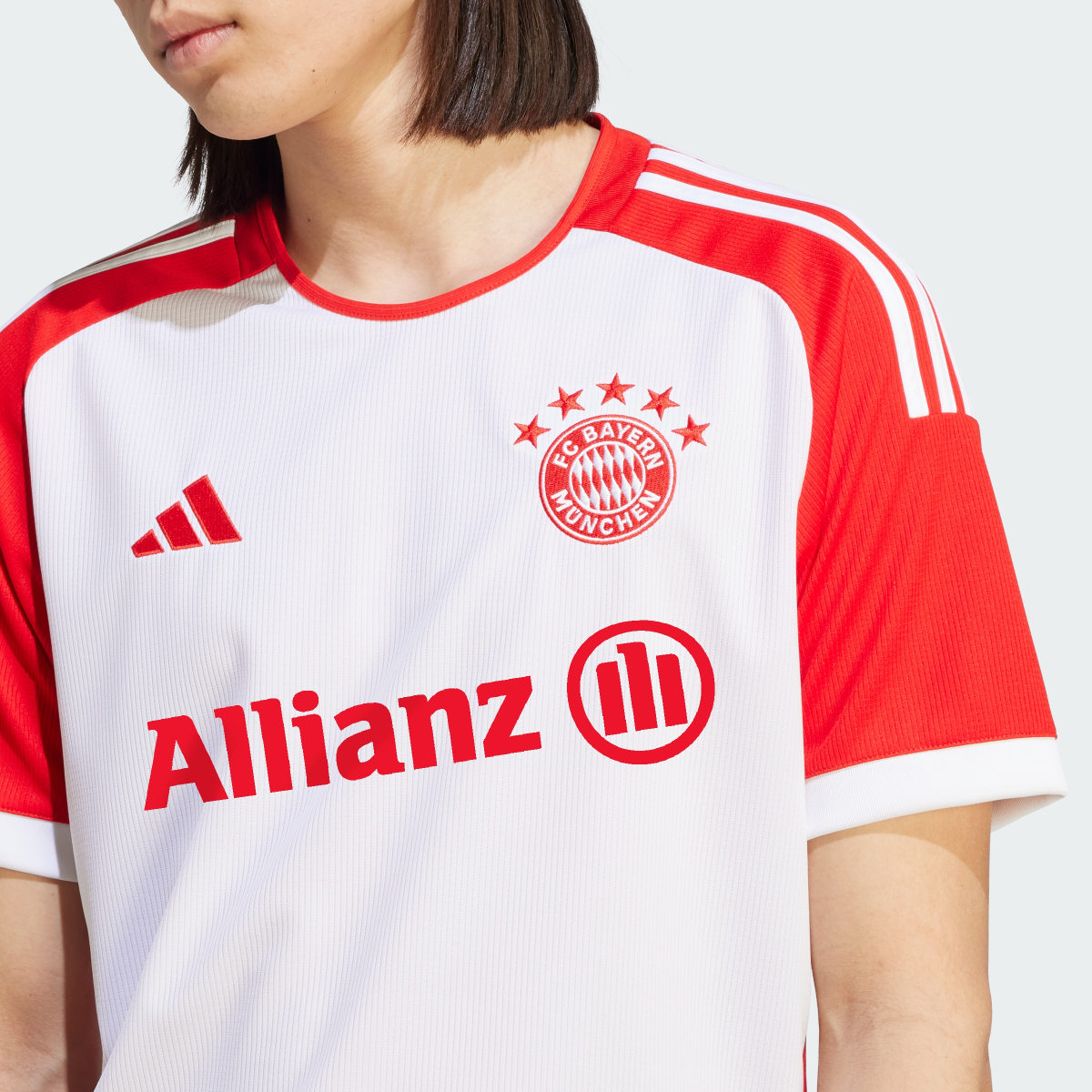 Adidas Camisola Principal 23/24 da Equipa Feminina do FC Bayern München. 7