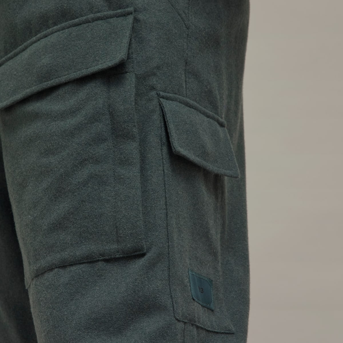 Adidas Y-3 Wool Flannel Cargo Pants. 8