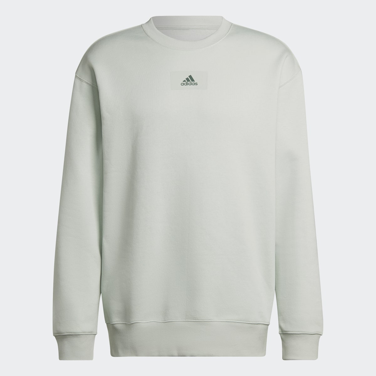 Adidas Essentials FeelVivid Cotton Fleece Drop Shoulder Sweatshirt. 5