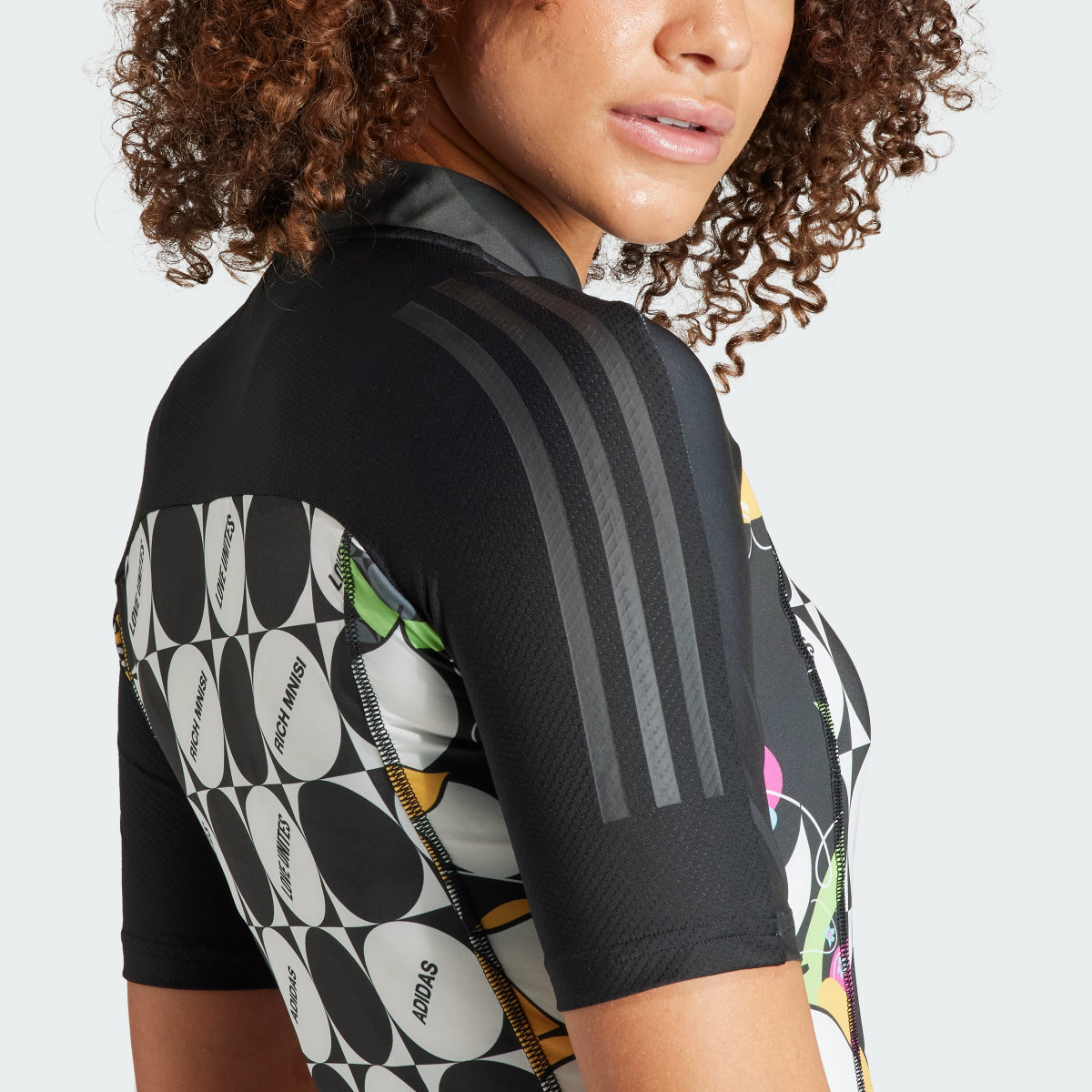 adidas Rich Mnisi x The Cycling Short Sleeve Jersey - White
