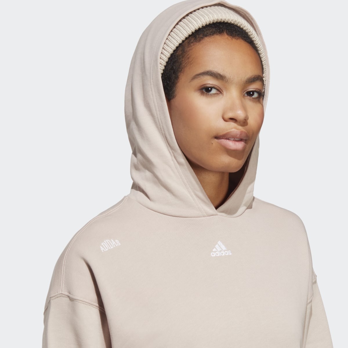 Adidas Relaxed Hoodie with Healing Crystals-Inspired Graphics. 6