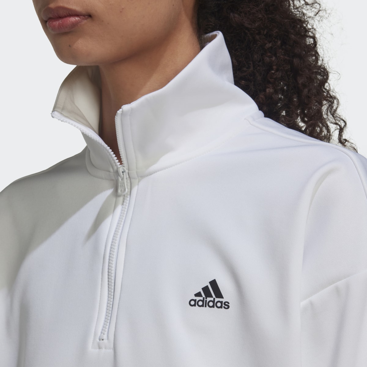 Adidas AEROREADY 1/4-Zip Track Jacket. 7