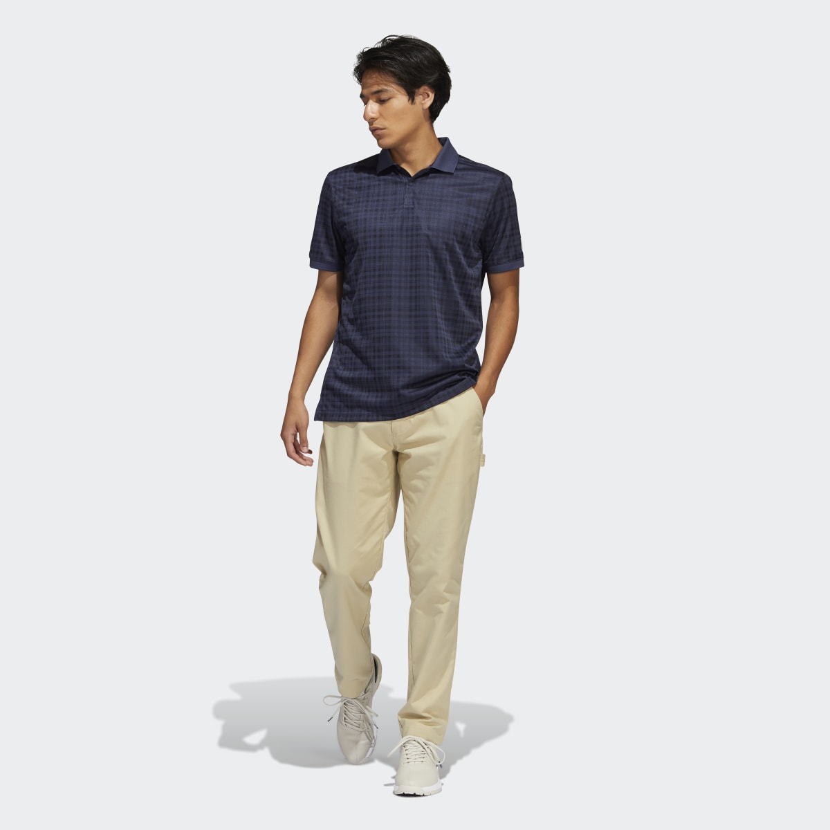 Adidas Adicross Plaid Polo Shirt. 6