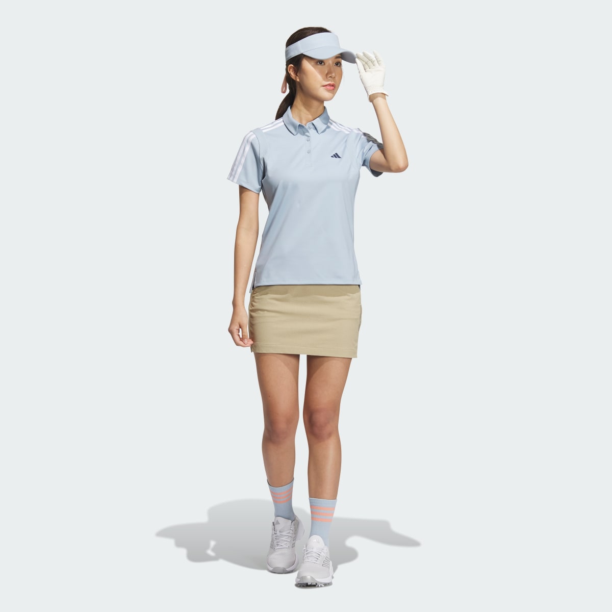 Adidas HEAT.RDY 3-Stripes Short Sleeve Polo Shirt. 6