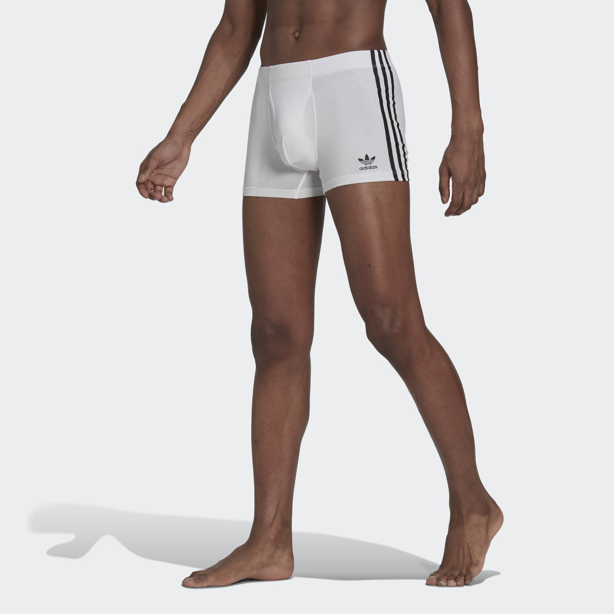 Adidas Comfort Flex Cotton 3-Stripes Trunk Briefs (3 pairs). 5