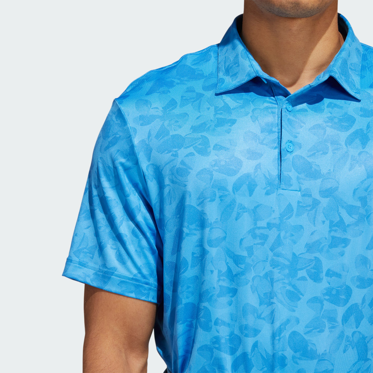 Adidas Prisma-Print Golf Polo Shirt. 8