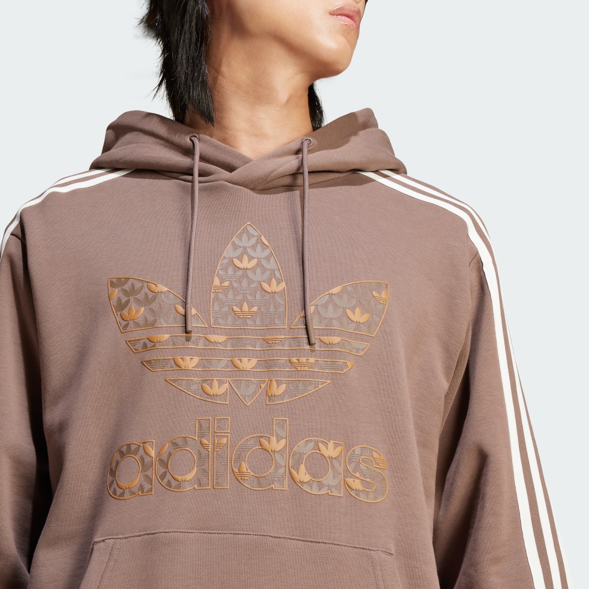 Adidas Classic Mono Graphic Hoodie. 7