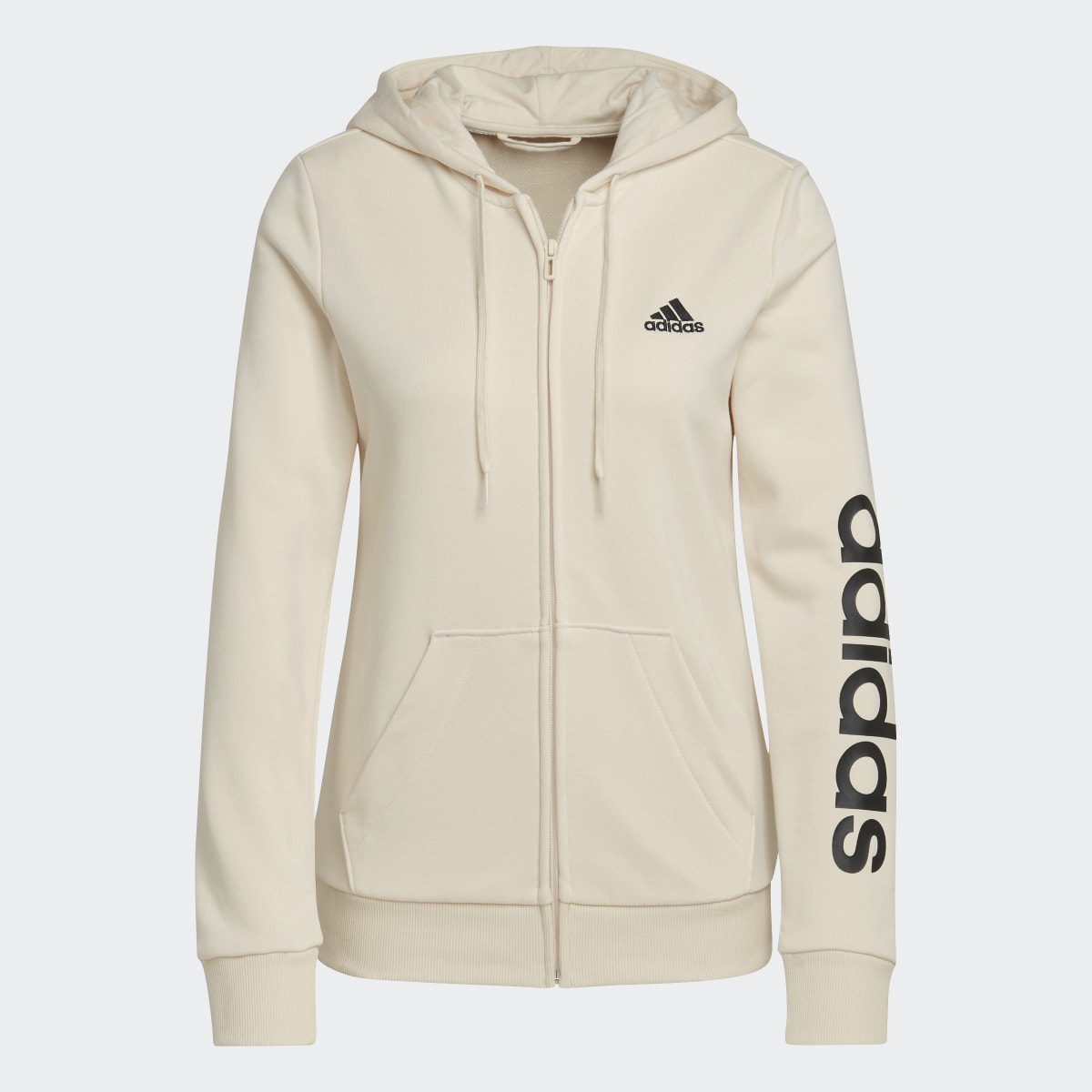 Adidas Essentials Logo Full-Zip Hoodie. 5