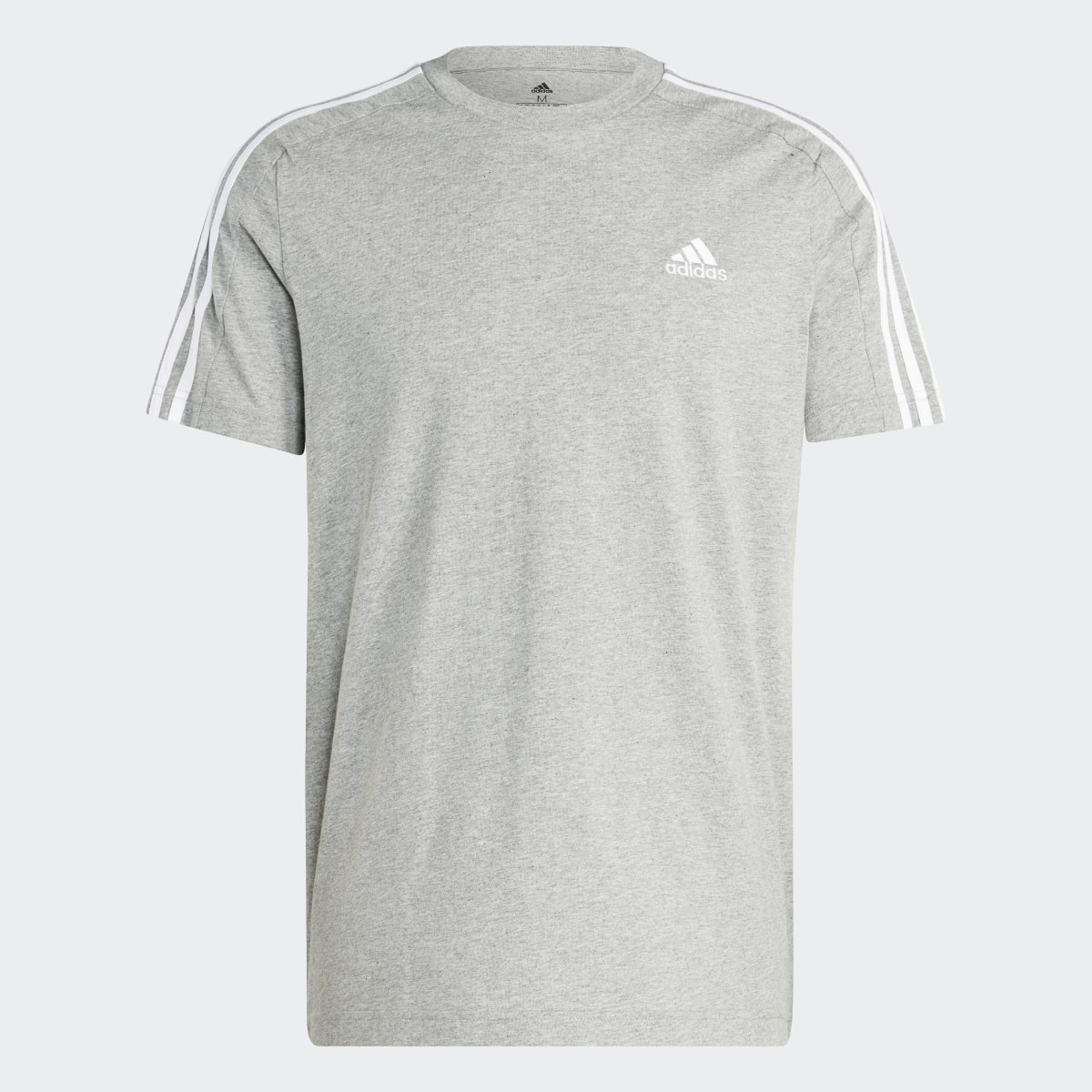 Adidas Playera Essentials 3 Franjas Tejido Jersey. 5