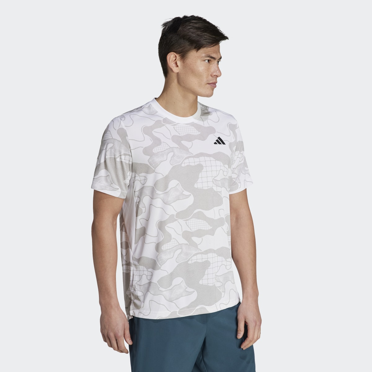 Adidas Club Graphic Tennis Tee. 4