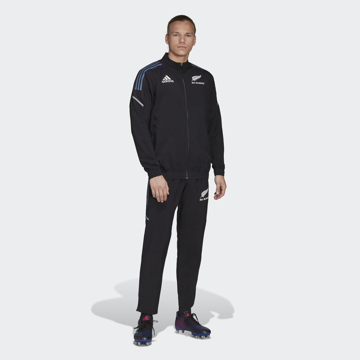 Adidas All Blacks Primeblue Rugby Presentation Pants. 6