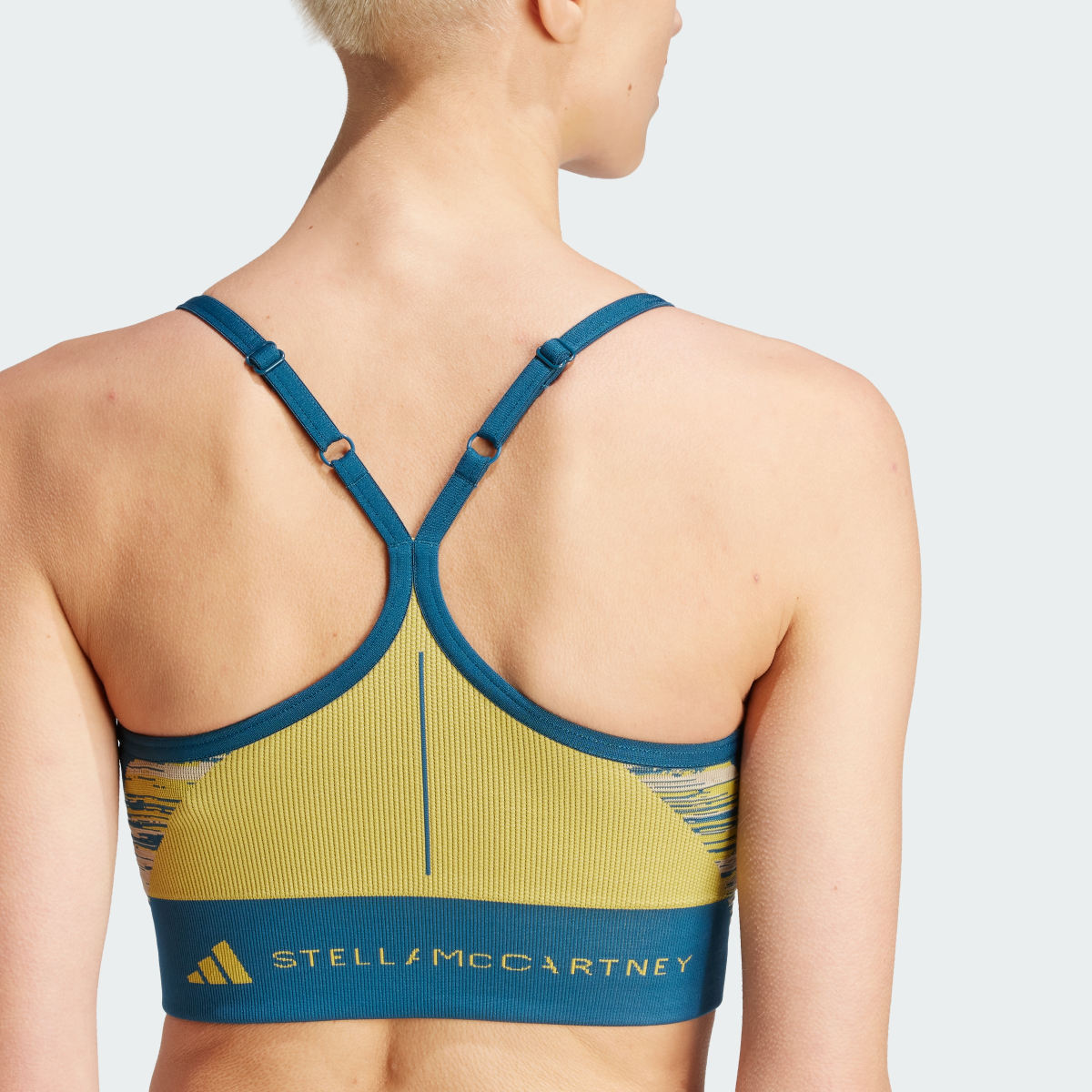 Adidas by Stella McCartney TrueStrength Yoga Seamless Medium Support Sporcu Sütyeni. 9