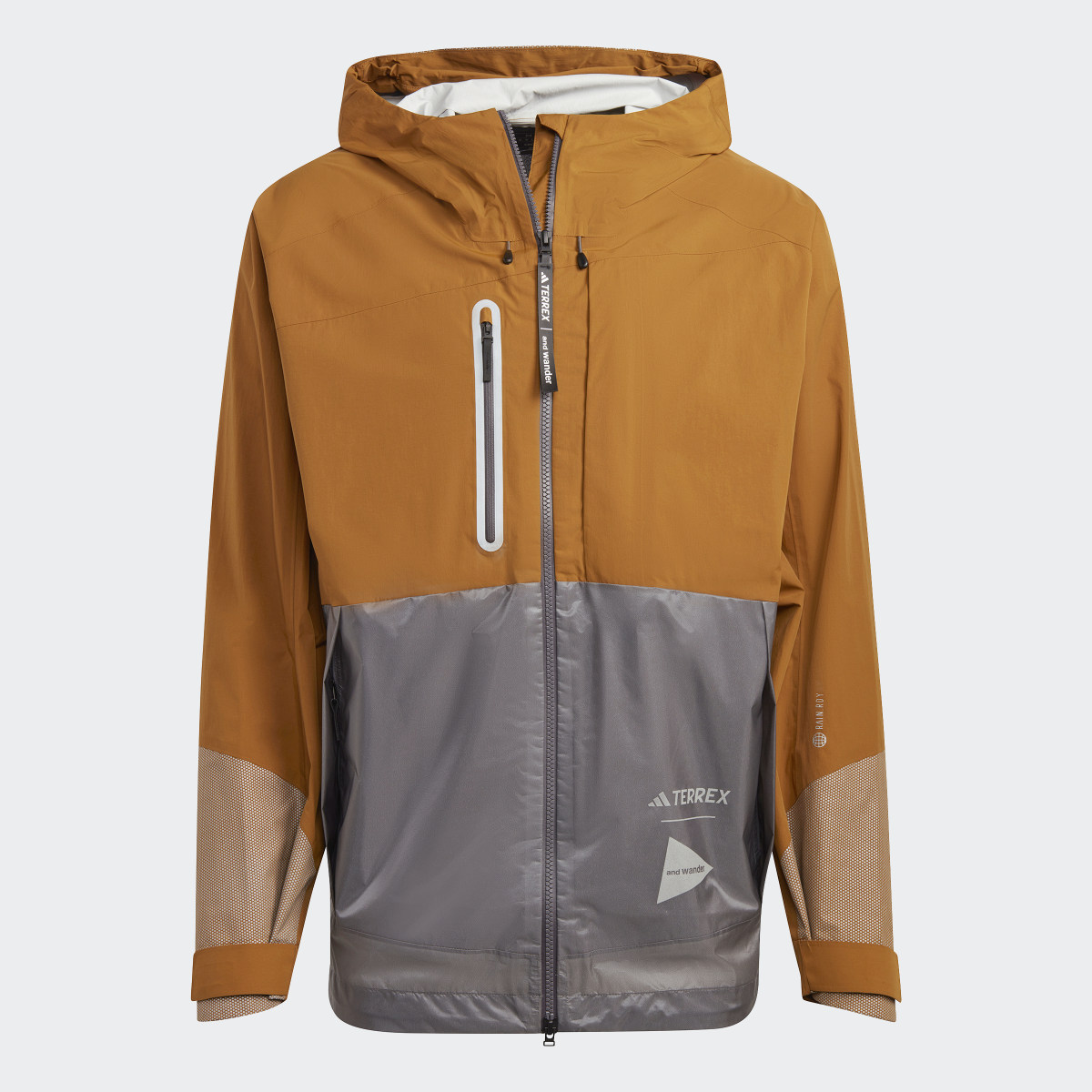 Adidas Terrex + and wander Xploric RAIN.RDY Jacket. 5