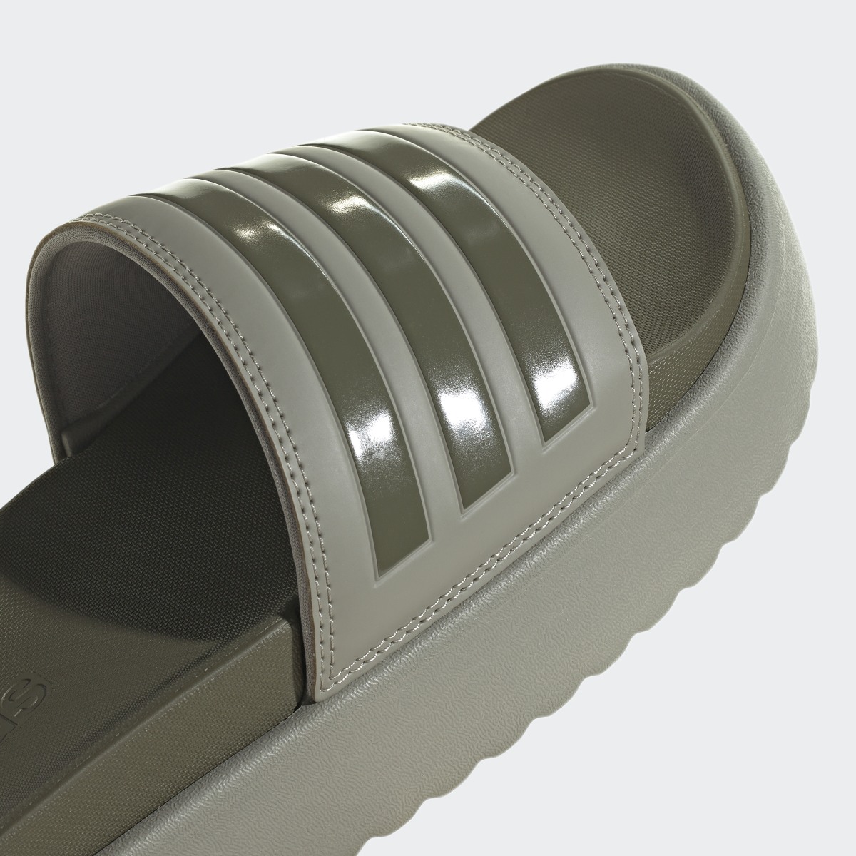 Adidas Adilette Platform Slides. 9