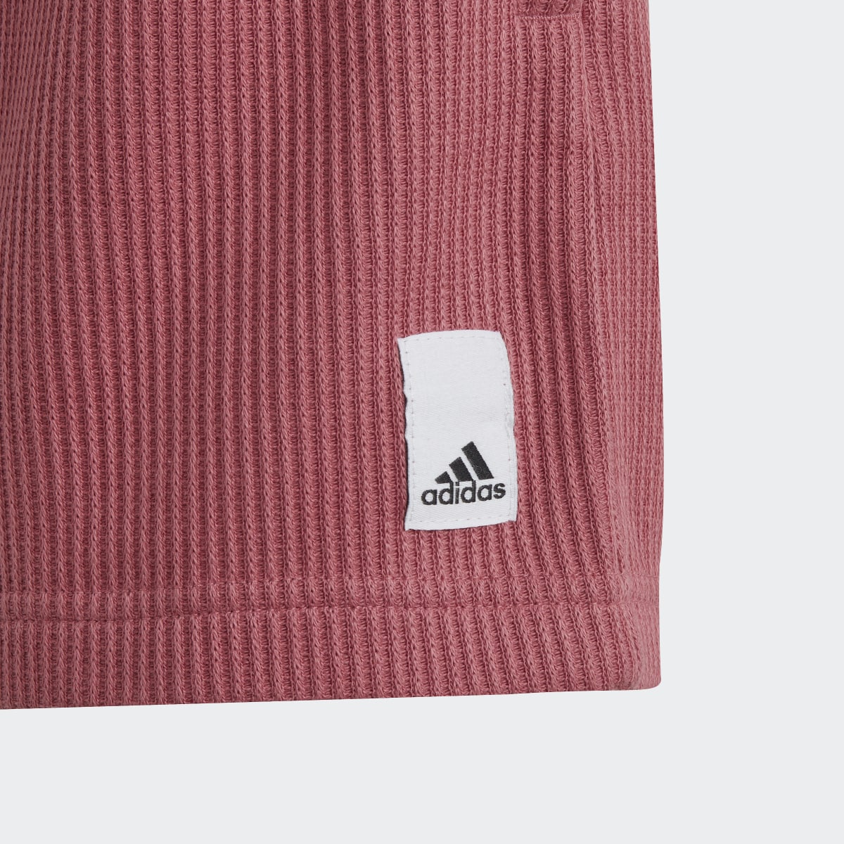 Adidas Lounge Waffle Knit Loose Shorts. 4