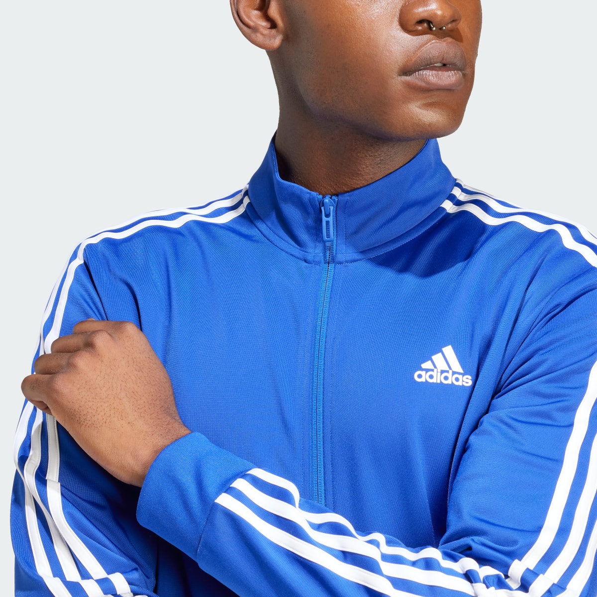 Adidas Essentials Warm-Up 3-Stripes Track Jacket. 6