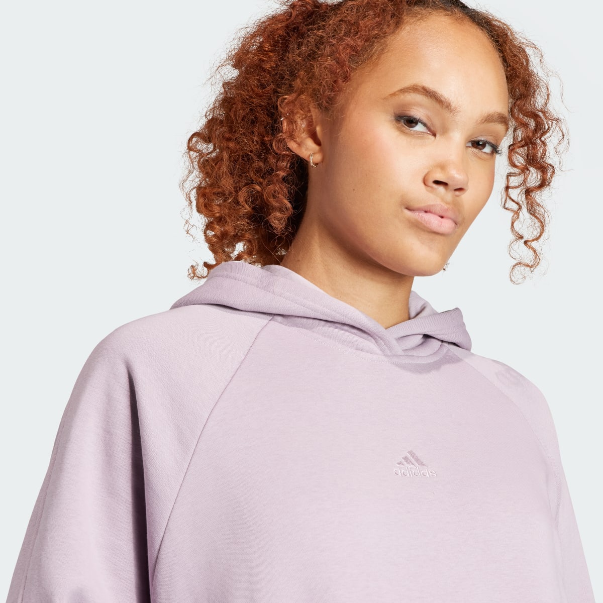 Adidas ALL SZN Fleece Boyfriend Hoodie. 6