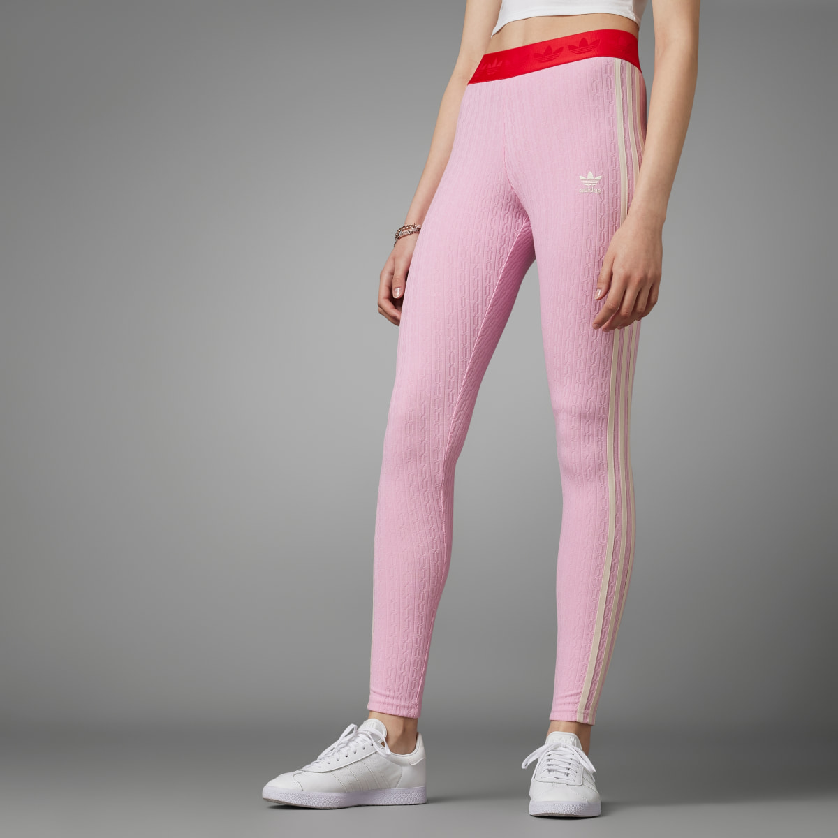 Light pink adidas leggings hotsell