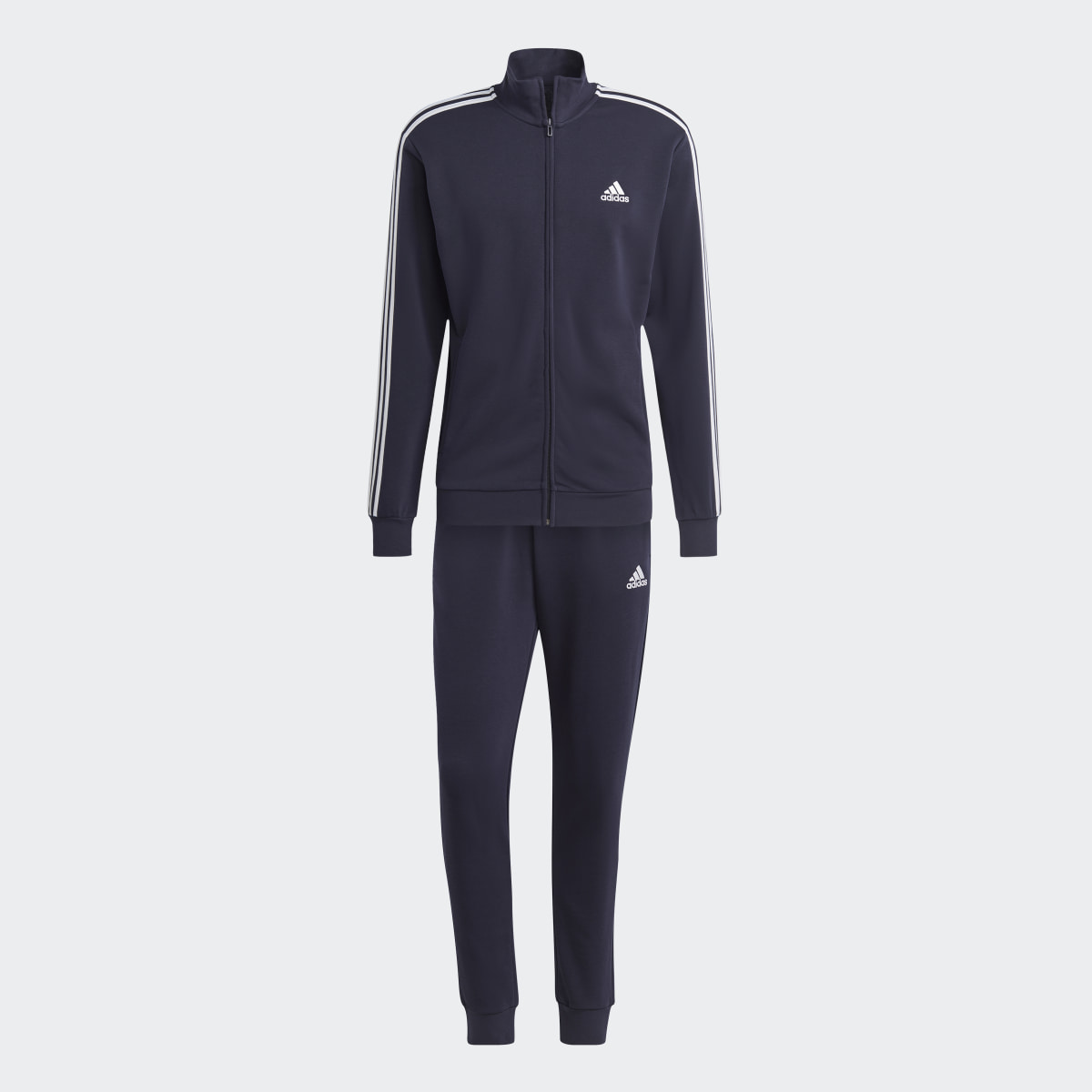 Adidas Basic 3-Streifen French Terry Trainingsanzug. 5