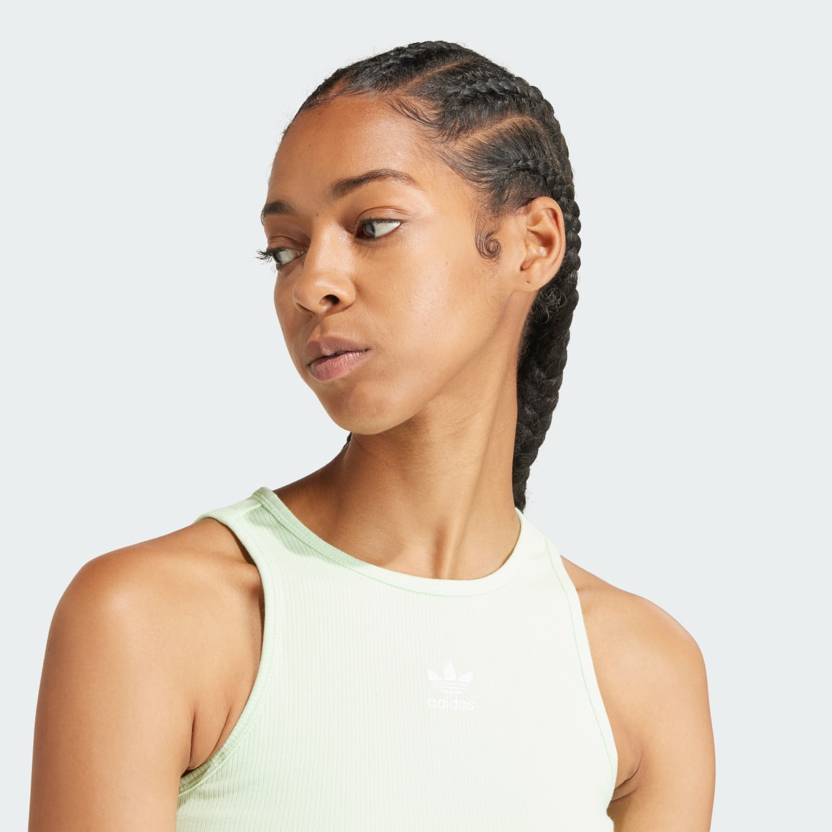 Adidas Essentials Rib Tank Top. 6