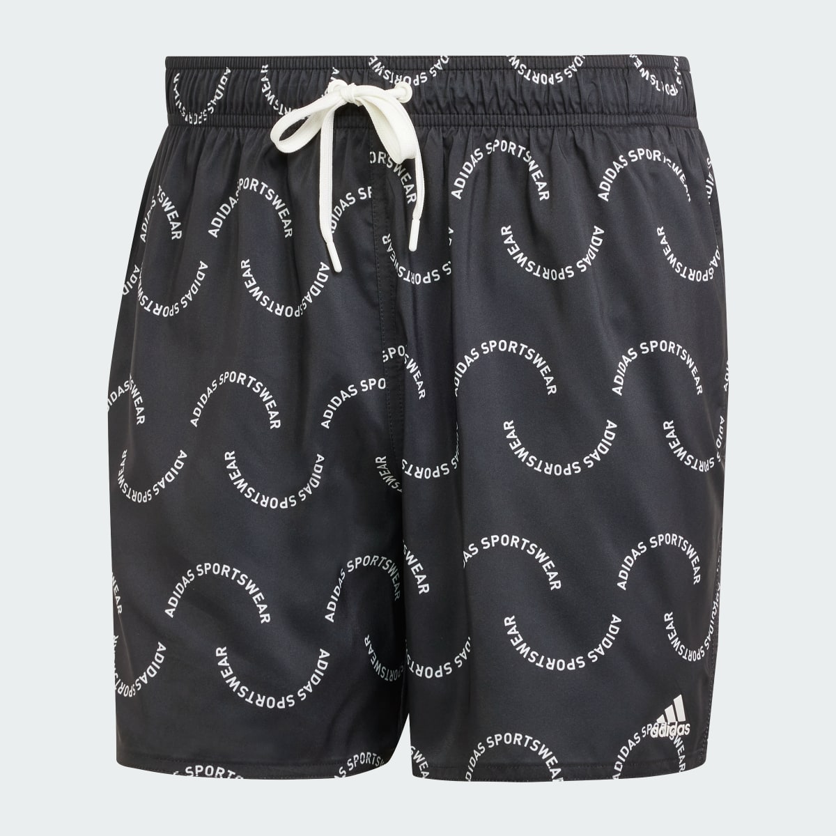 Adidas Wave Logo CLX Swim Shorts. 5