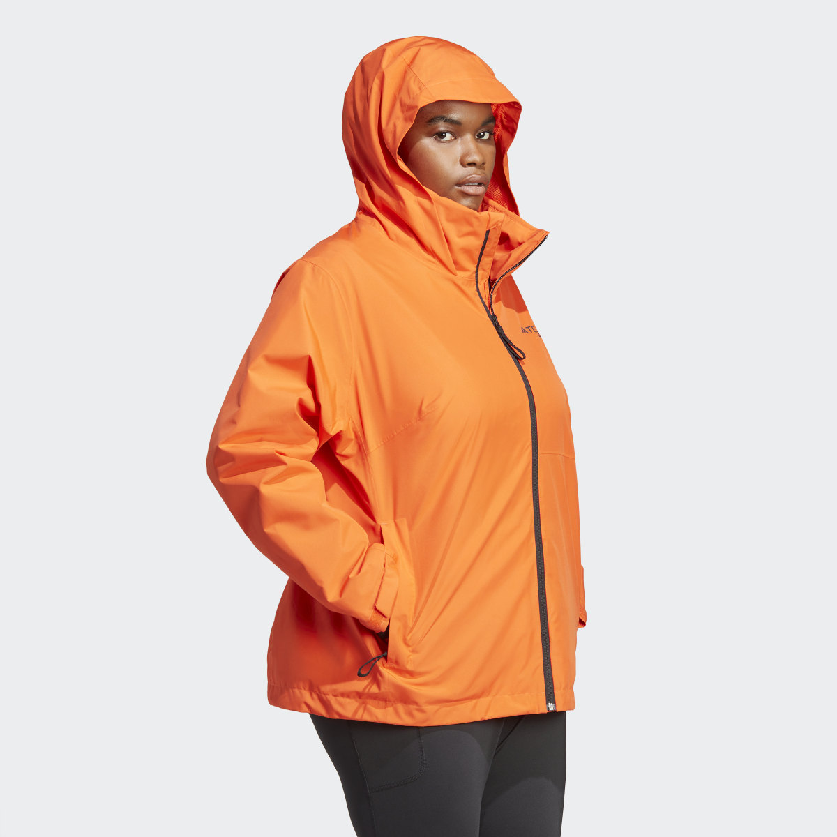 Adidas Casaco Impermeável 2 Camadas RAIN.RDY Multi TERREX (Plus Size). 4