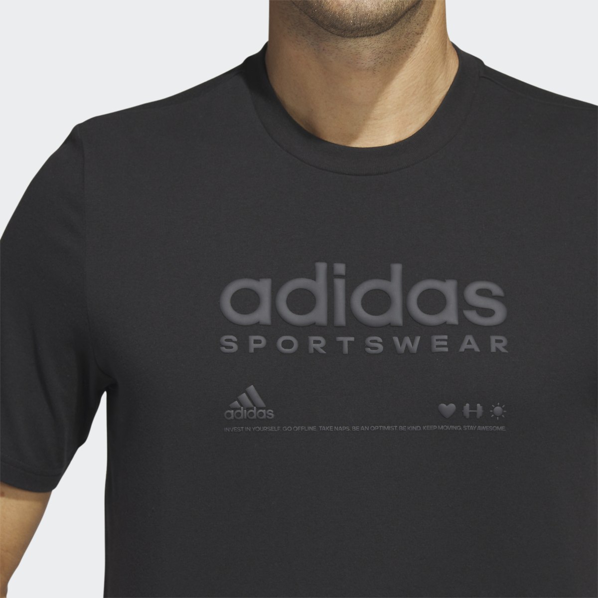 Adidas Lounge Graphic Tee. 6