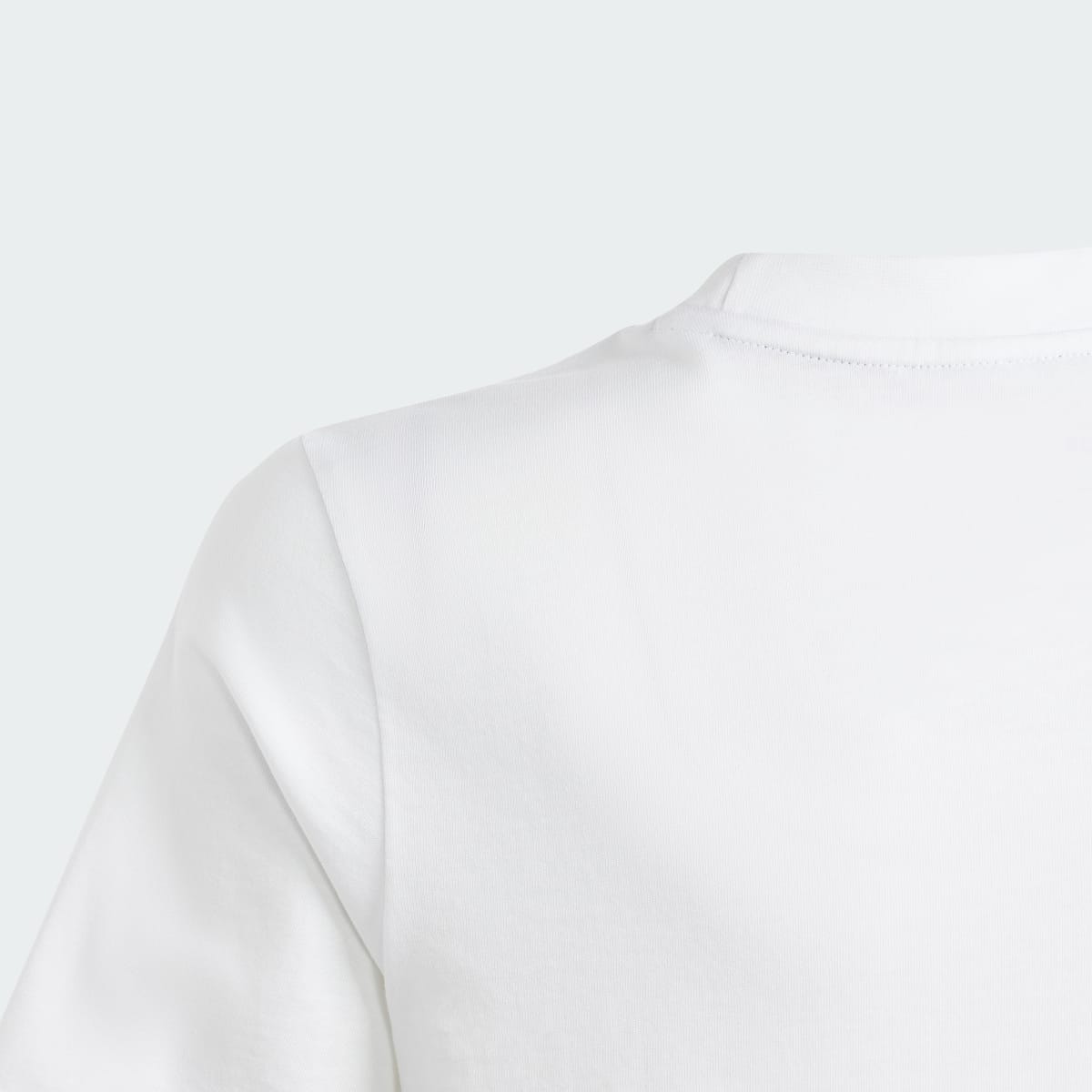 Adidas Essentials Small Logo Cotton T-Shirt. 7