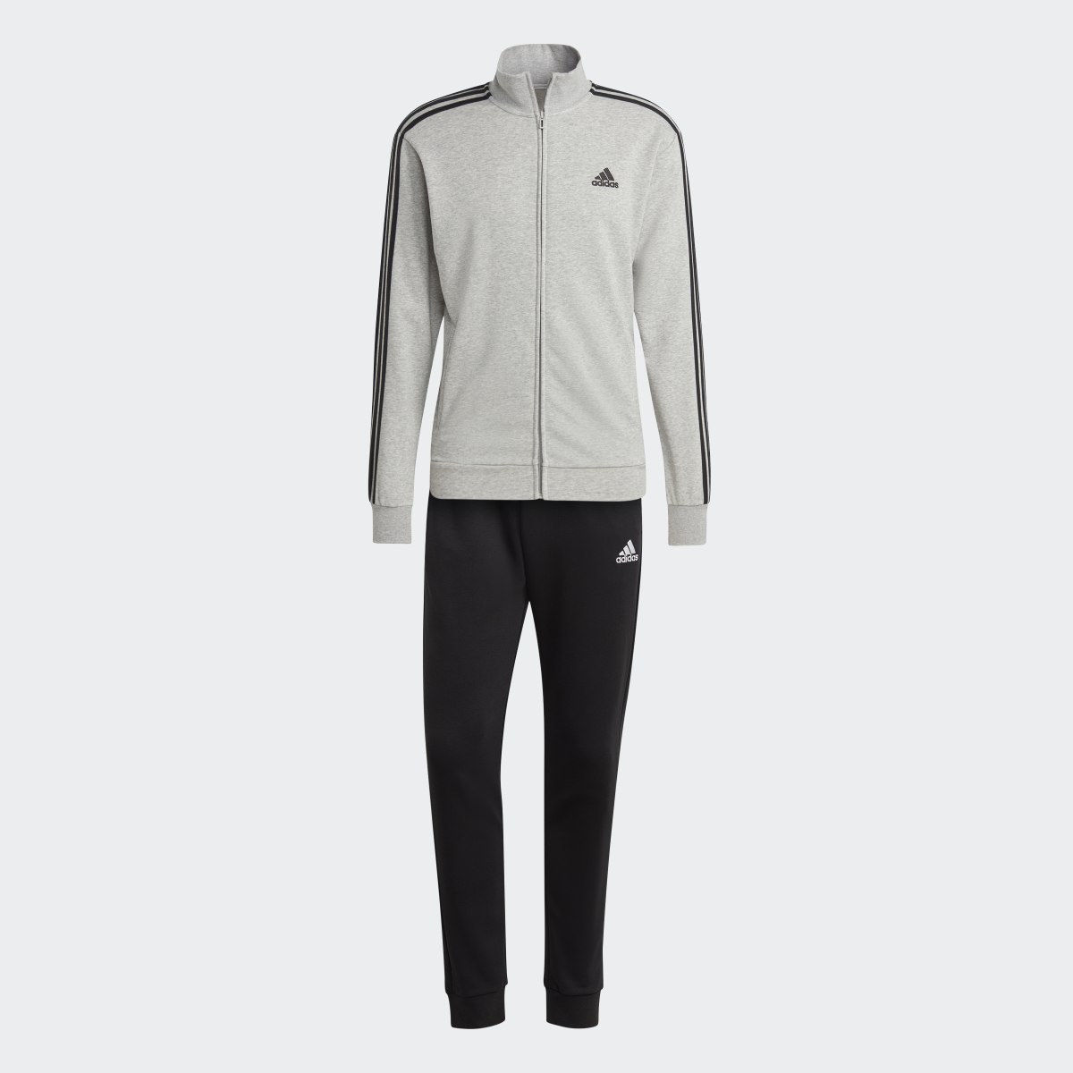 Adidas Basic 3-Stripes French Terry Tracksuit. 5