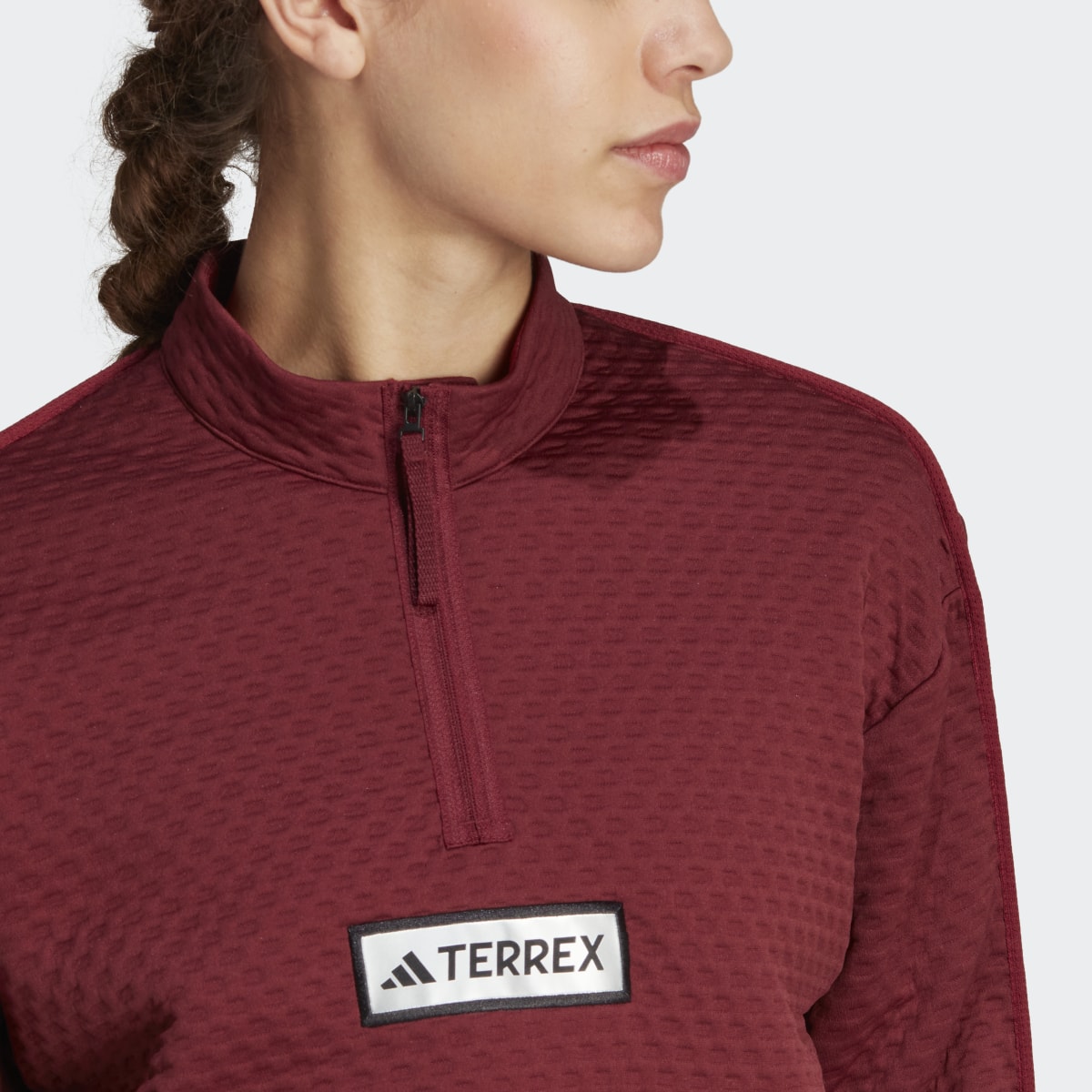 Adidas Giacca Terrex Utilitas Half-Zip Fleece. 6