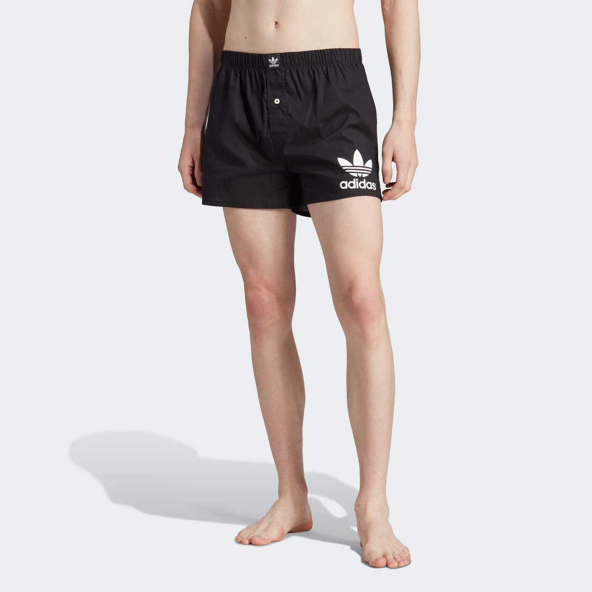 Adidas Comfort Core Cotton Icon Woven Boxer Underwear 2 Pack. 4