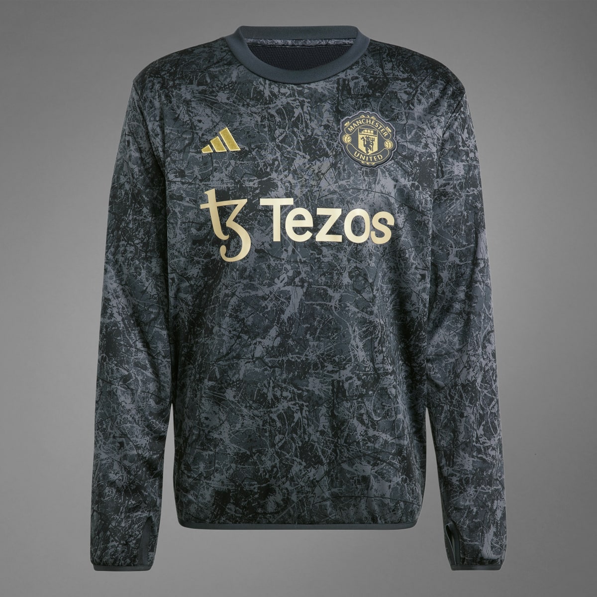 Adidas Manchester United Stone Roses Pre-Match Warm Top. 9
