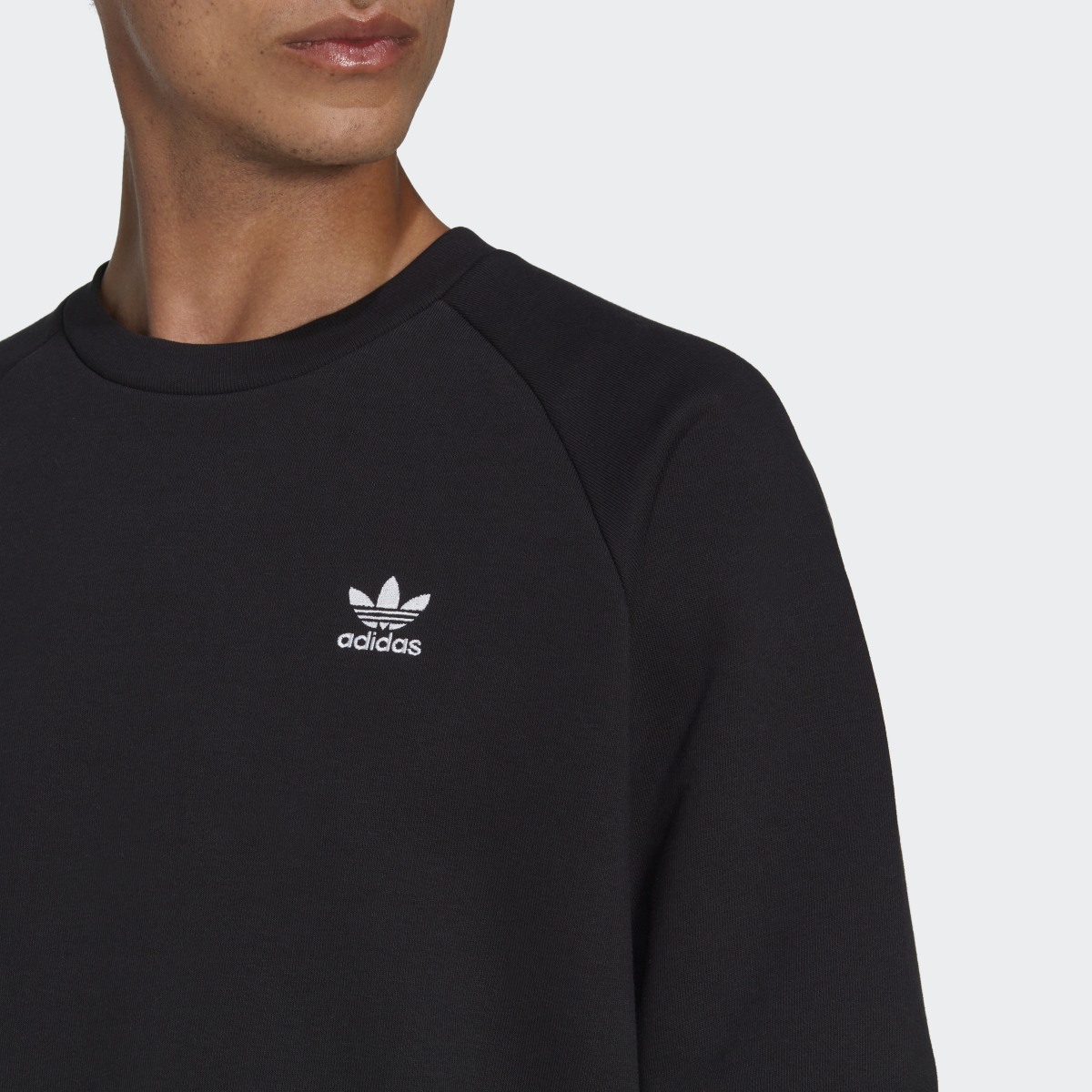 Adidas Trefoil Essentials Crewneck Sweatshirt. 7