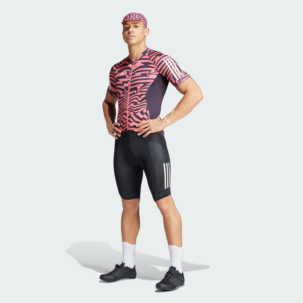 Adidas Essentials 3-Stripes Fast Zebra Cycling Jersey. 6