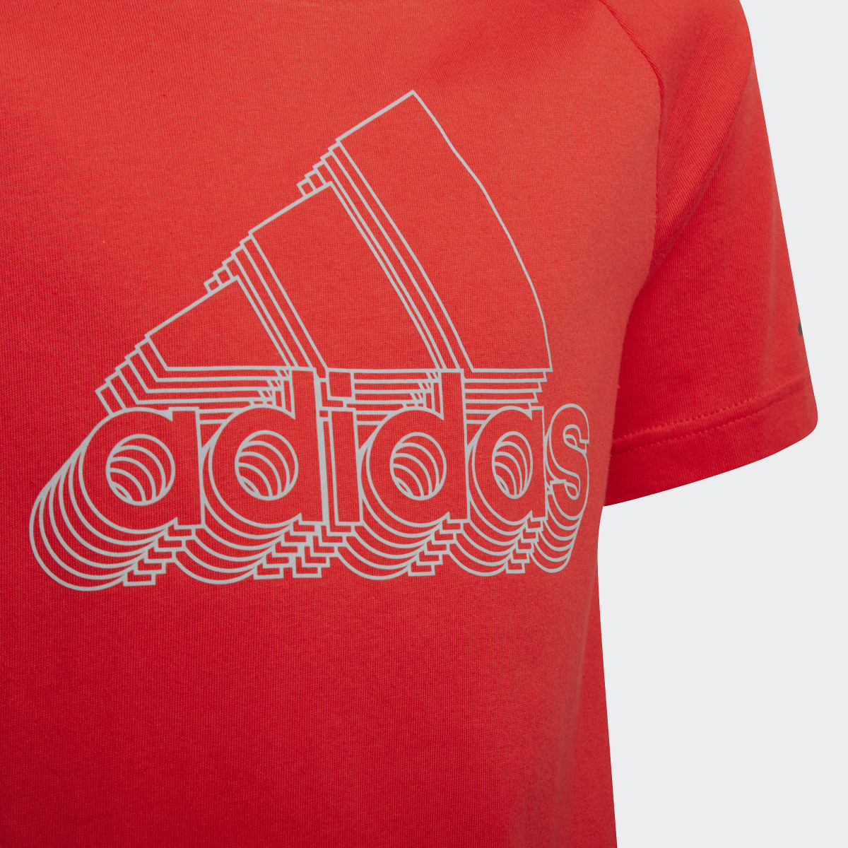 Adidas XFG Reflective Logo T-Shirt. 4