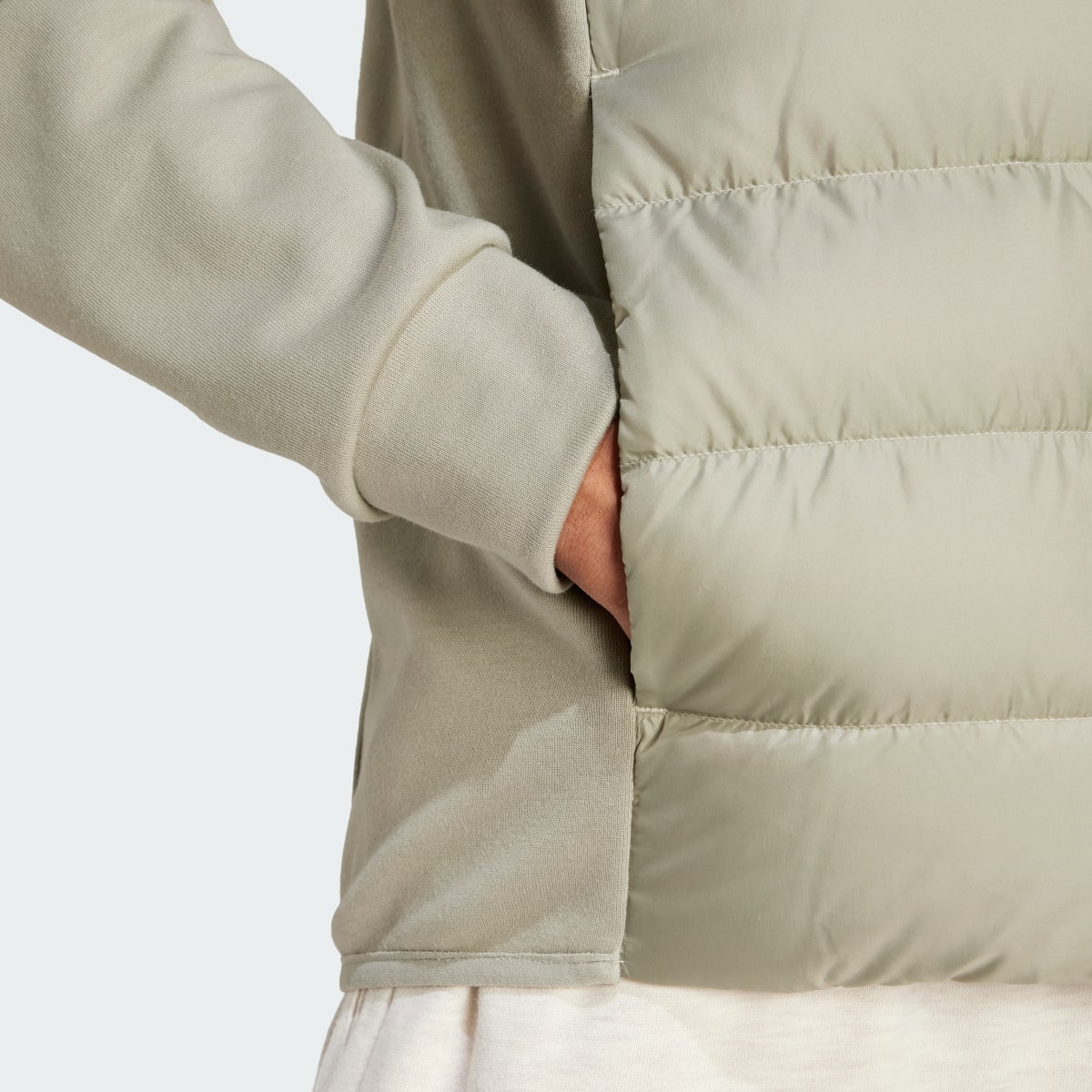 Adidas Essentials Hybrid Down Hooded Jacket. 7