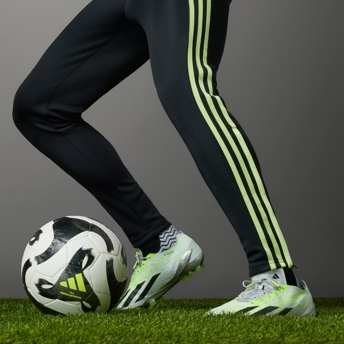 Adidas Crazyfast STRUNG+ Firm Ground Soccer Cleats. 9