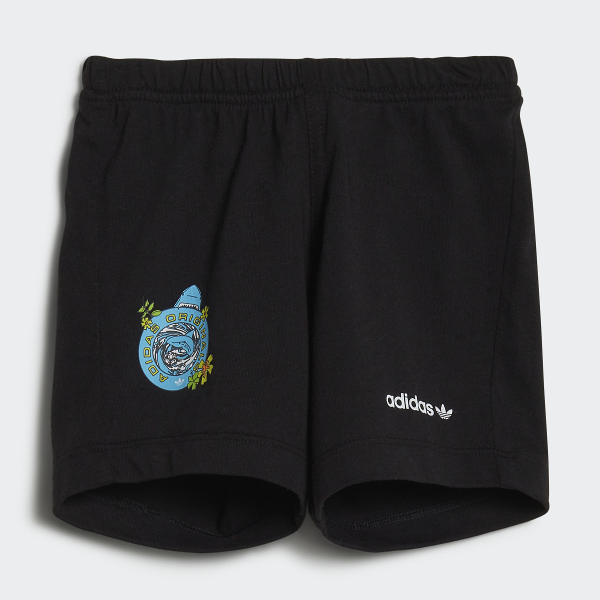 Adidas Graphic Stoked Beach Shorts-and-Tee Set. 5