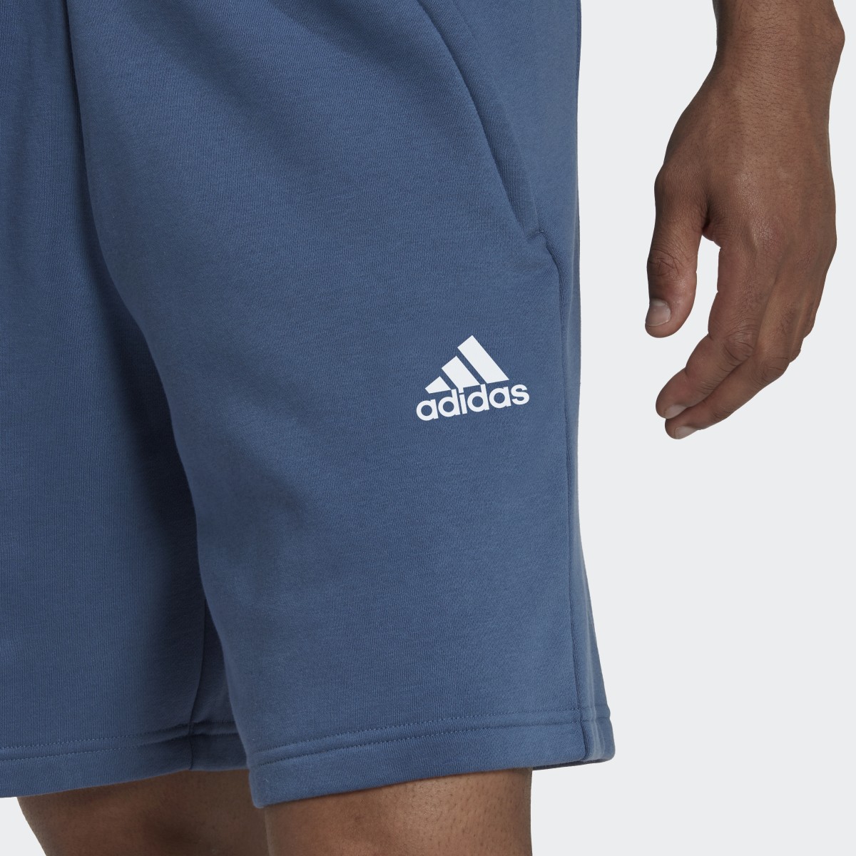 Adidas Stadium Fleece Recycled Badge of Sport Shorts. 5